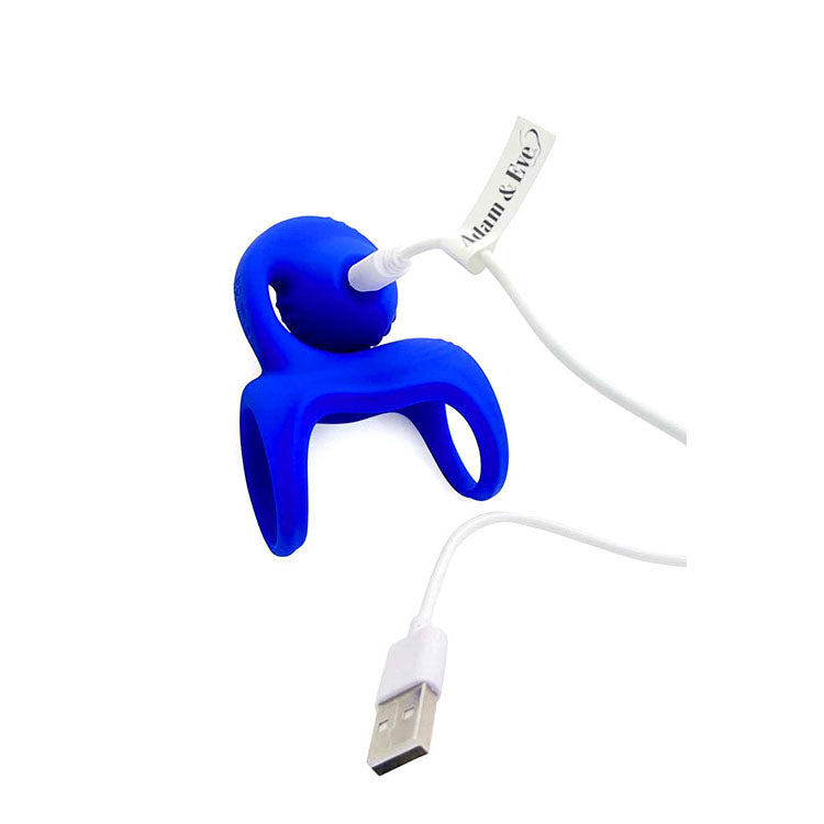 Adam & Eve Rockin and Rollin Snail – USB Rechargeable Couples Vibrator Cage