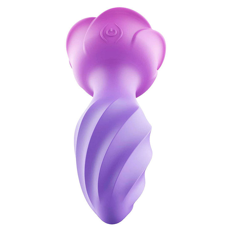 Adam & Eve Rotating Rose Plug – USB Rechargeable Rotating and Vibrating Butt Plug with Gem Base