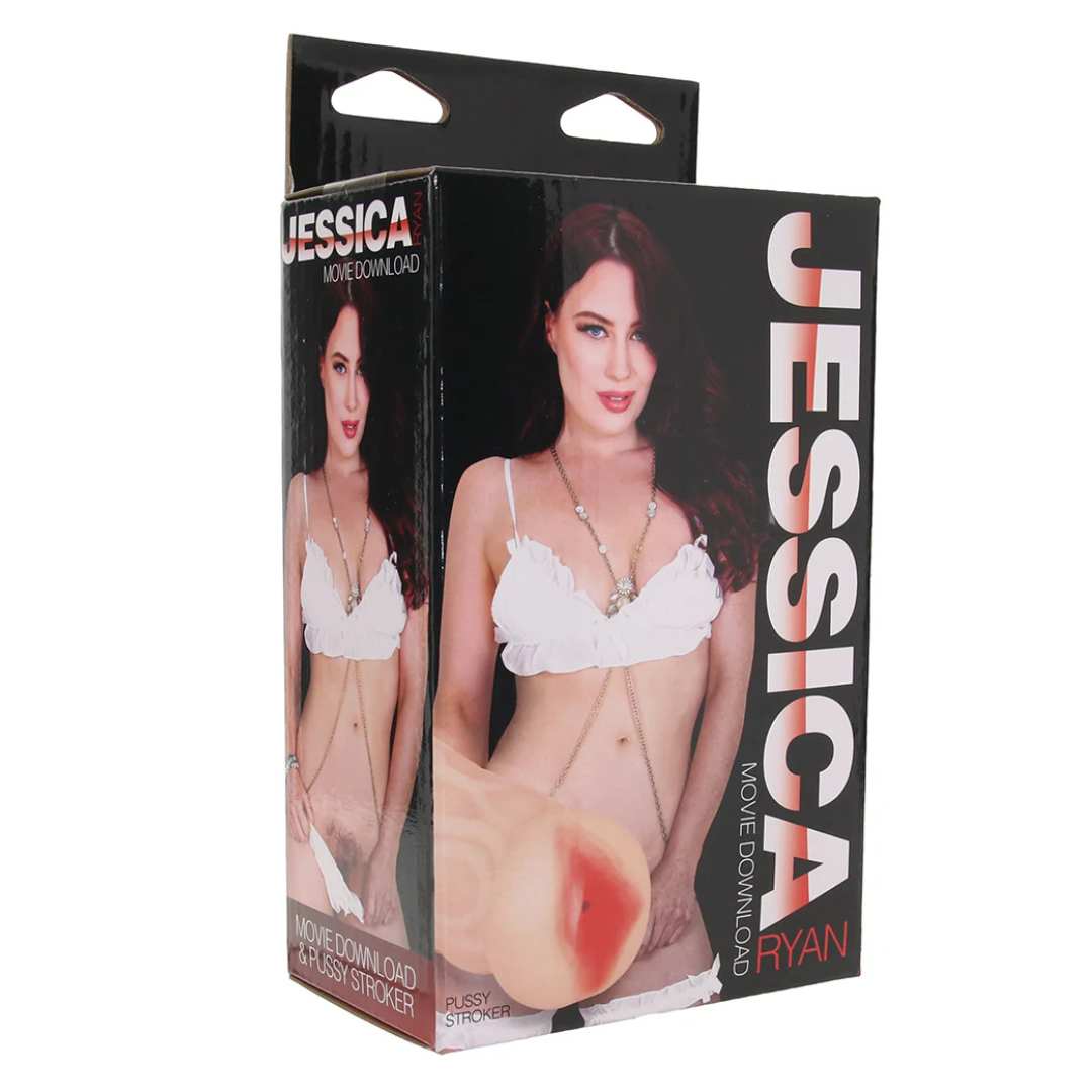 Jessica Ryan Realistic Pussy Stroker Toy – Plush Squeezable Stroker