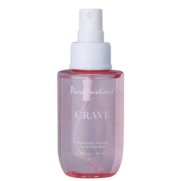 Pure Instinct Crave Pheromone Hair and Body Mist – 3.35oz Body Mist