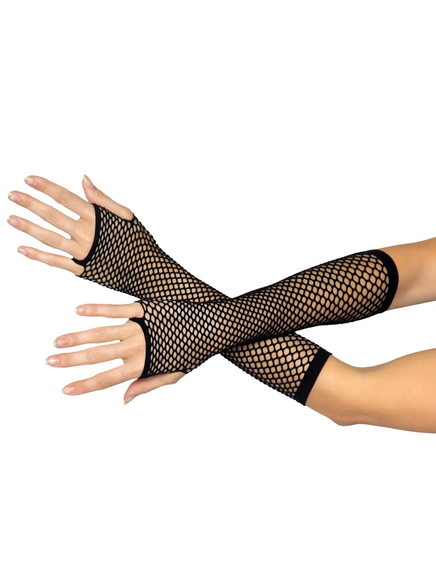 Leg Avenue Triangle Net Fingerless Gloves – Costume Accessory Gloves