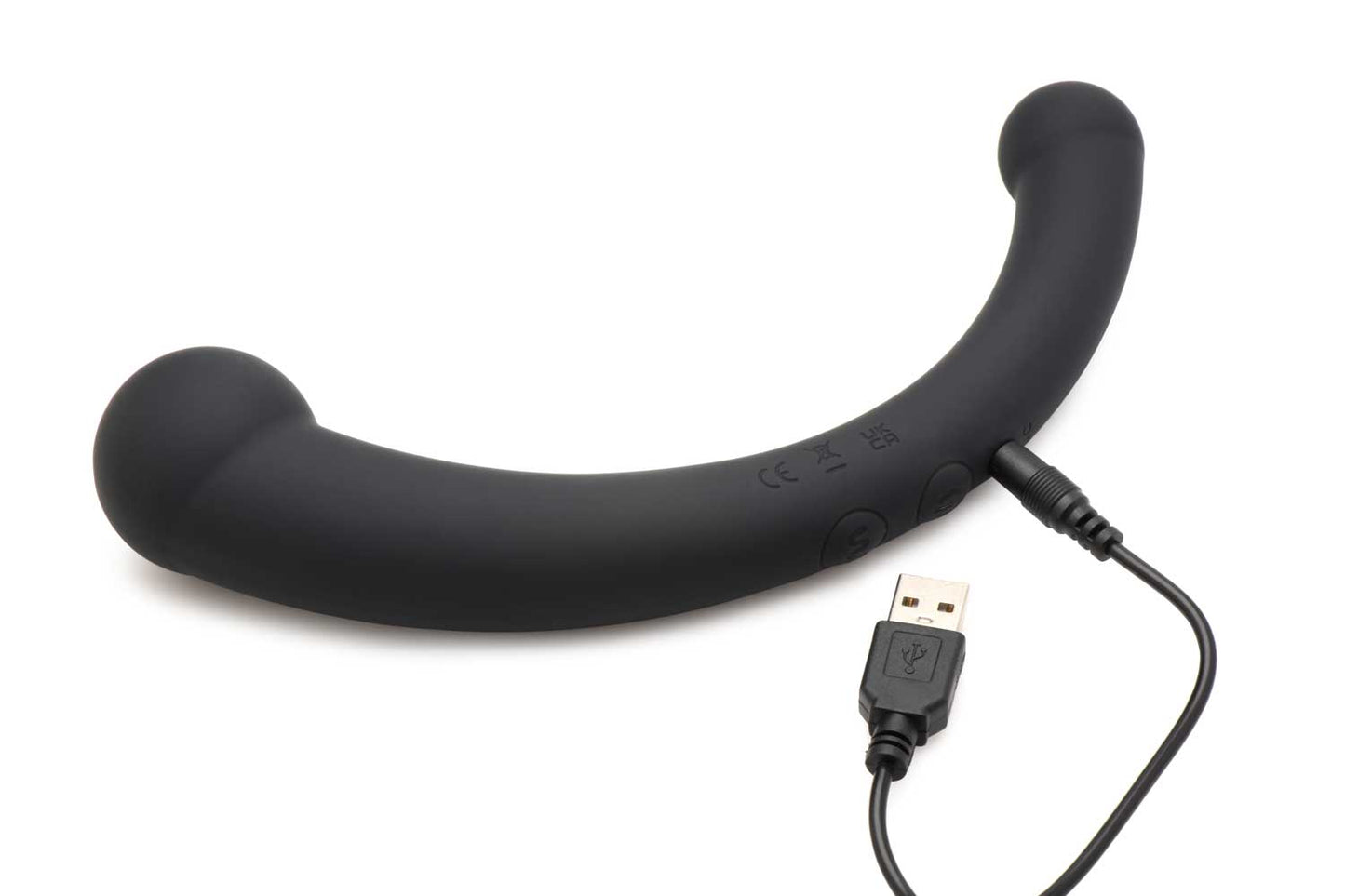 Silicone Dual Ended Vibrating Dildo for G-Spot and P-Spot Play