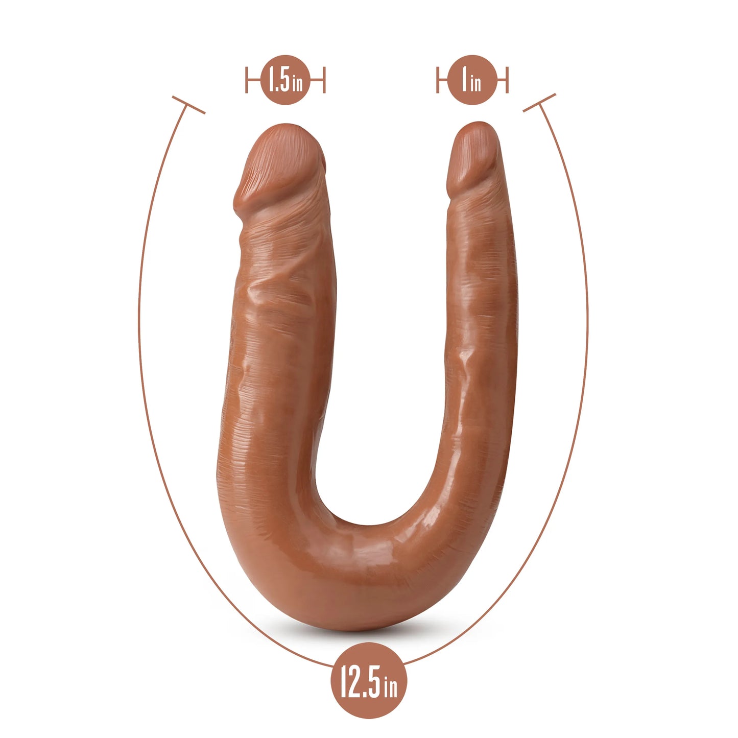 Dr. Skin Mini Double Dong – Soft Flexible Double Penetration Toy
