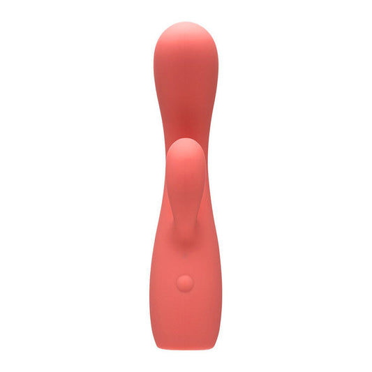 Adam & Eve Groovy Glow-Ups Curvie – USB Rechargeable 17.8 cm Rabbit Vibrator