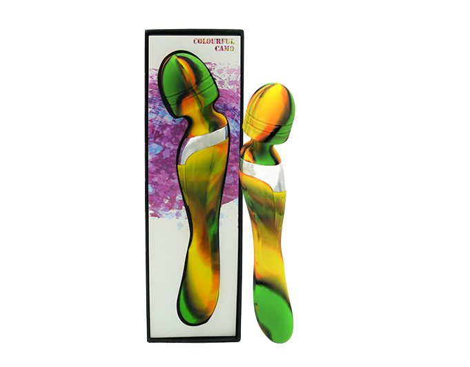 Colourful Camo Beja 2in1 Vibrator Green Multi-Function Massager