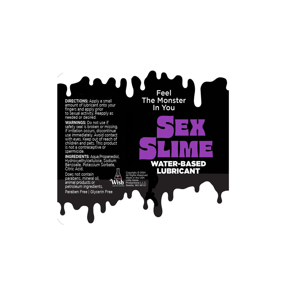 Sex Slime Purple Water Based Lubricant 120ml Bottle