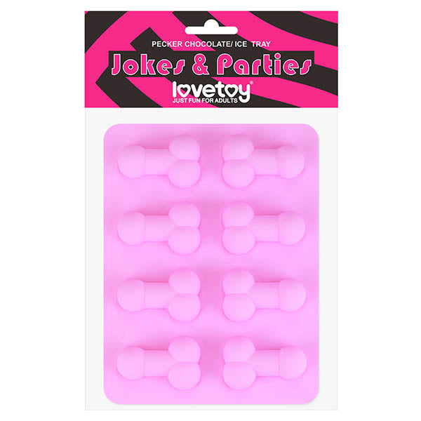 Pecker Chocolate Ice Tray Silicone Mould Makes 8 Fun Shapes