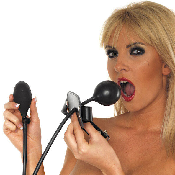 Leather Inflatable Gag – Genuine Leather Inflatable Gag