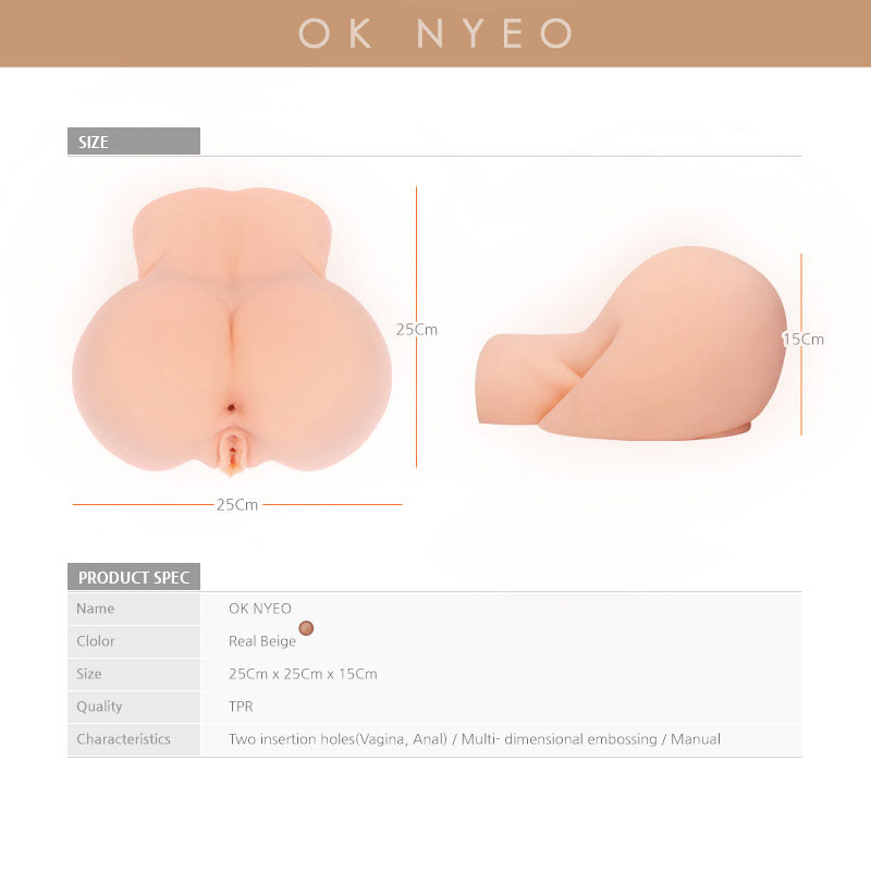 Kokos Real Hip Oknyeo – Premium Doggy Style Masturbator 25cm