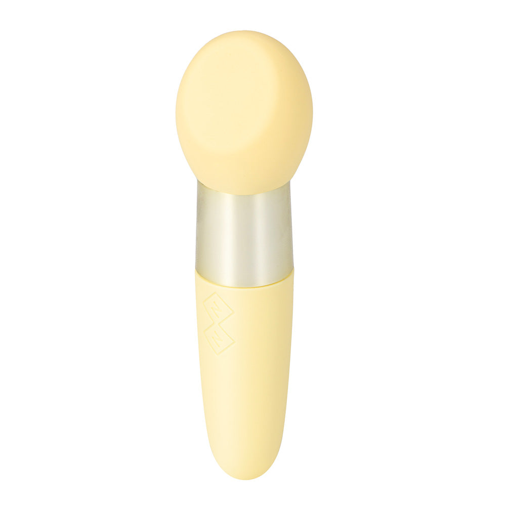 Rina Dual Motor Vibrator - Yellow 13 cm Compact Design