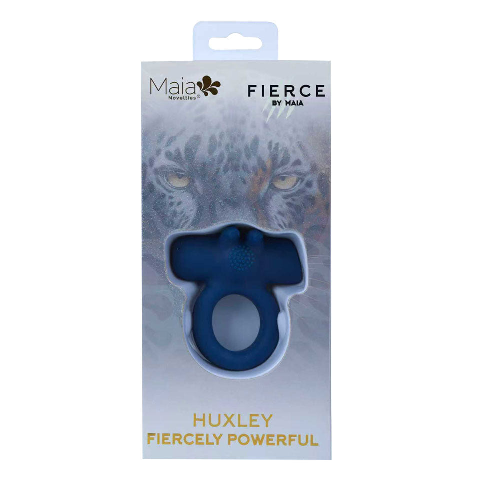 Maia Huxley USB Rechargeable Strong Vibrating Liquid Silicone Cock Ring