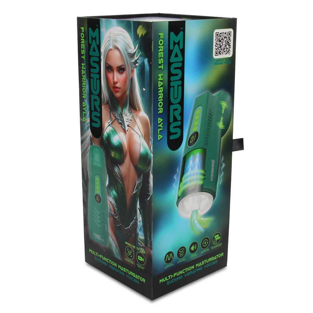 MASTURS Ayla – USB Rechargeable Sucking and Vibrating Auto Stroker