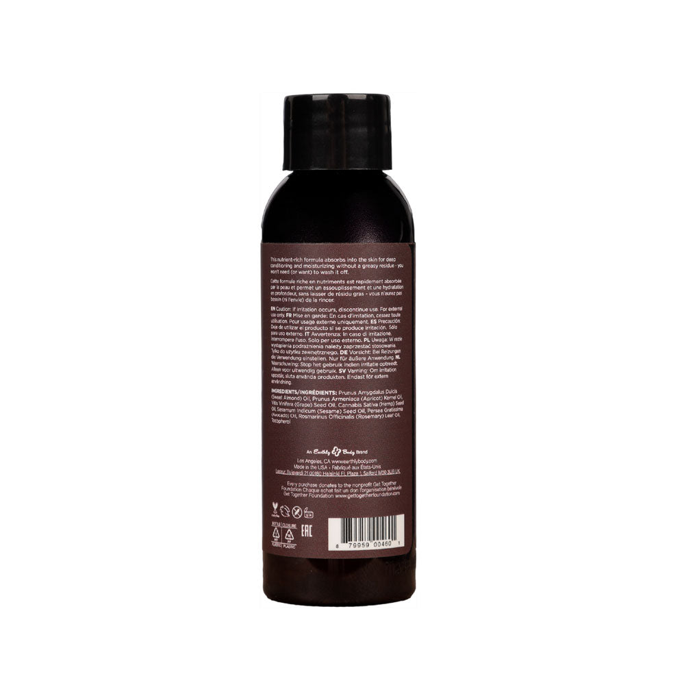 Hemp Seed Unscented Massage and Body Oil – 59 ml Massage Oil