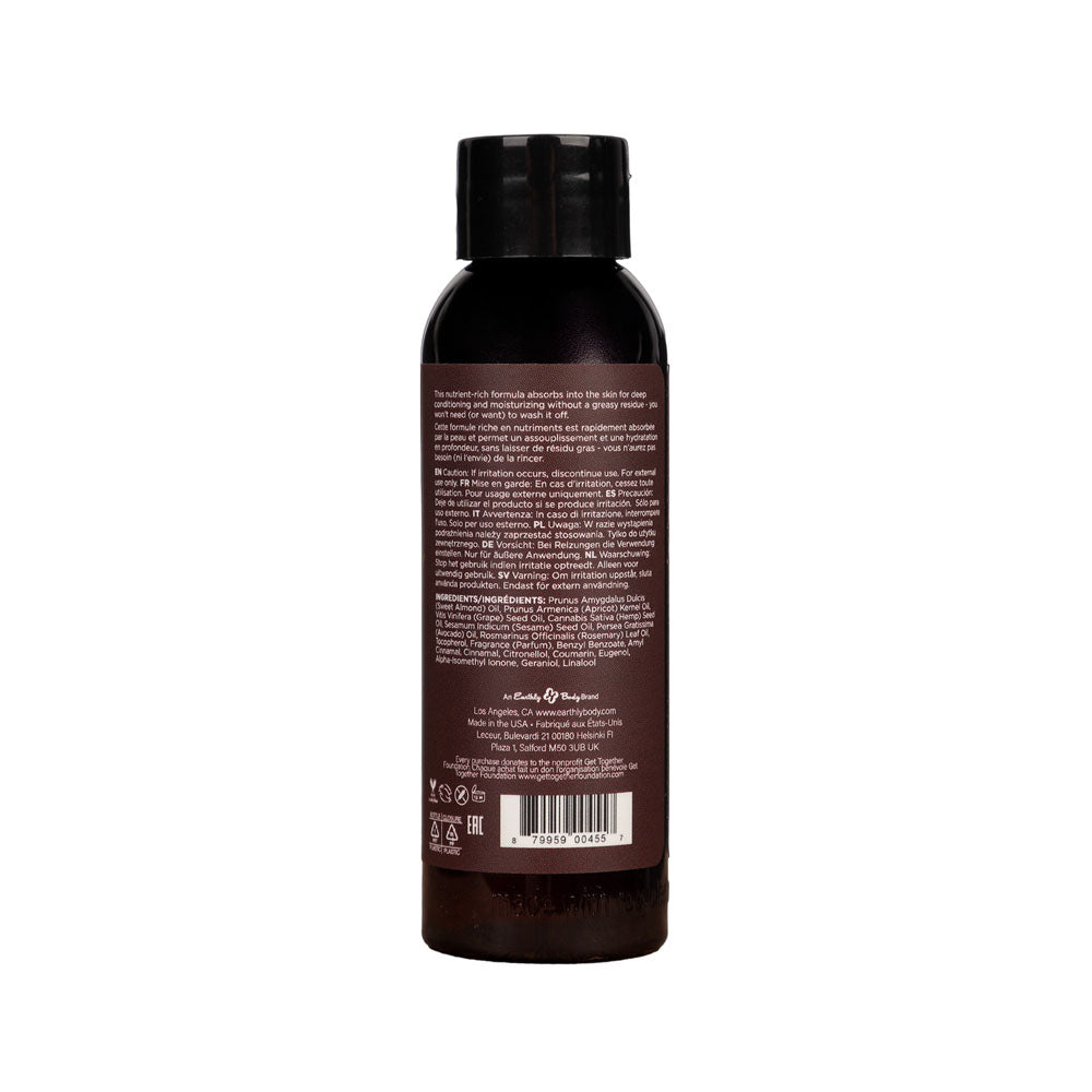 Hemp Seed Nag Champa Scented Massage and Body Oil 59 ml Bottle