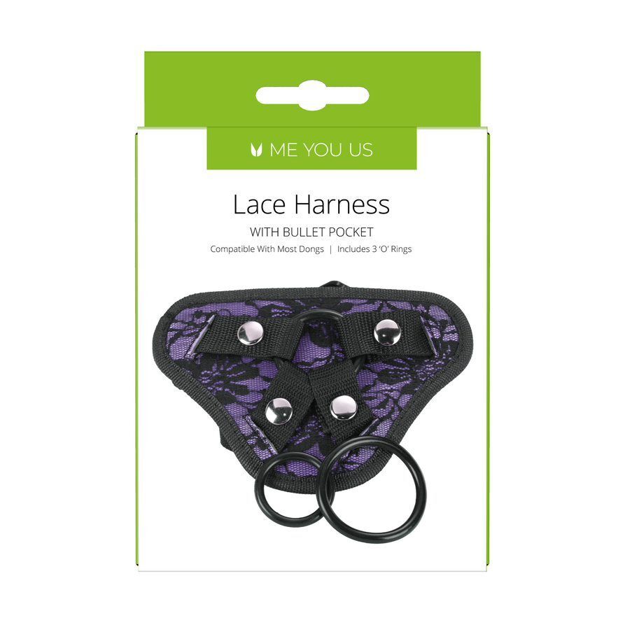 Me You Us Lace Harness With Bullet Pocket – Adjustable Harness