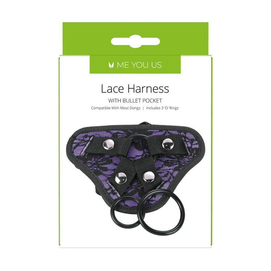 Me You Us Lace Harness With Bullet Pocket – Adjustable Harness