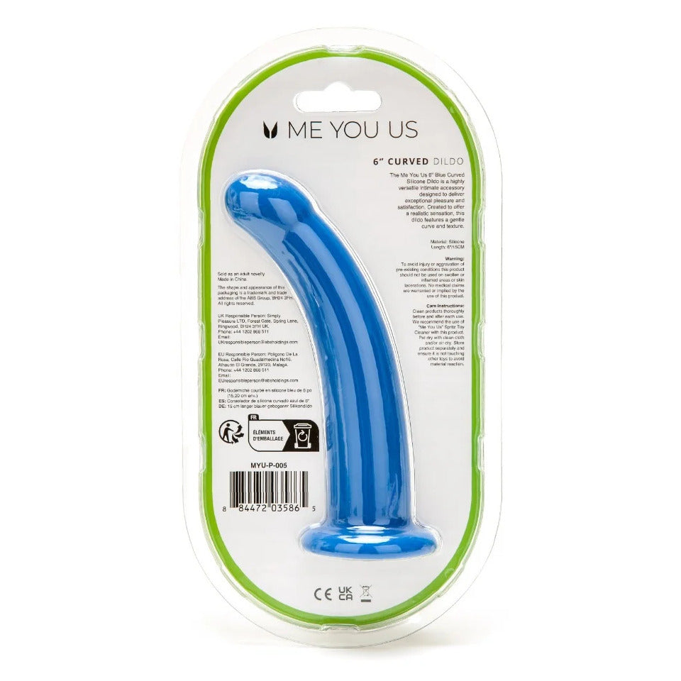 Me You Us 6 Inch Curved Silicone Dildo – Silicone Dildo