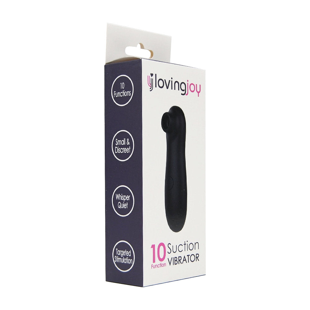 Loving Joy Clitoral Suction Vibrator – 10 Function Travel Vibrator