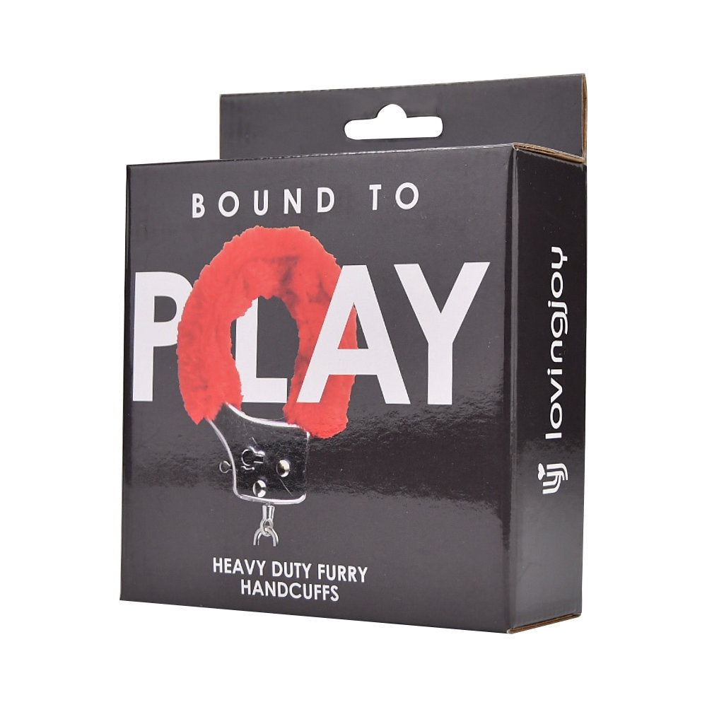 Bound To Play Heavy Duty Furry Handcuffs – Adjustable Handcuffs
