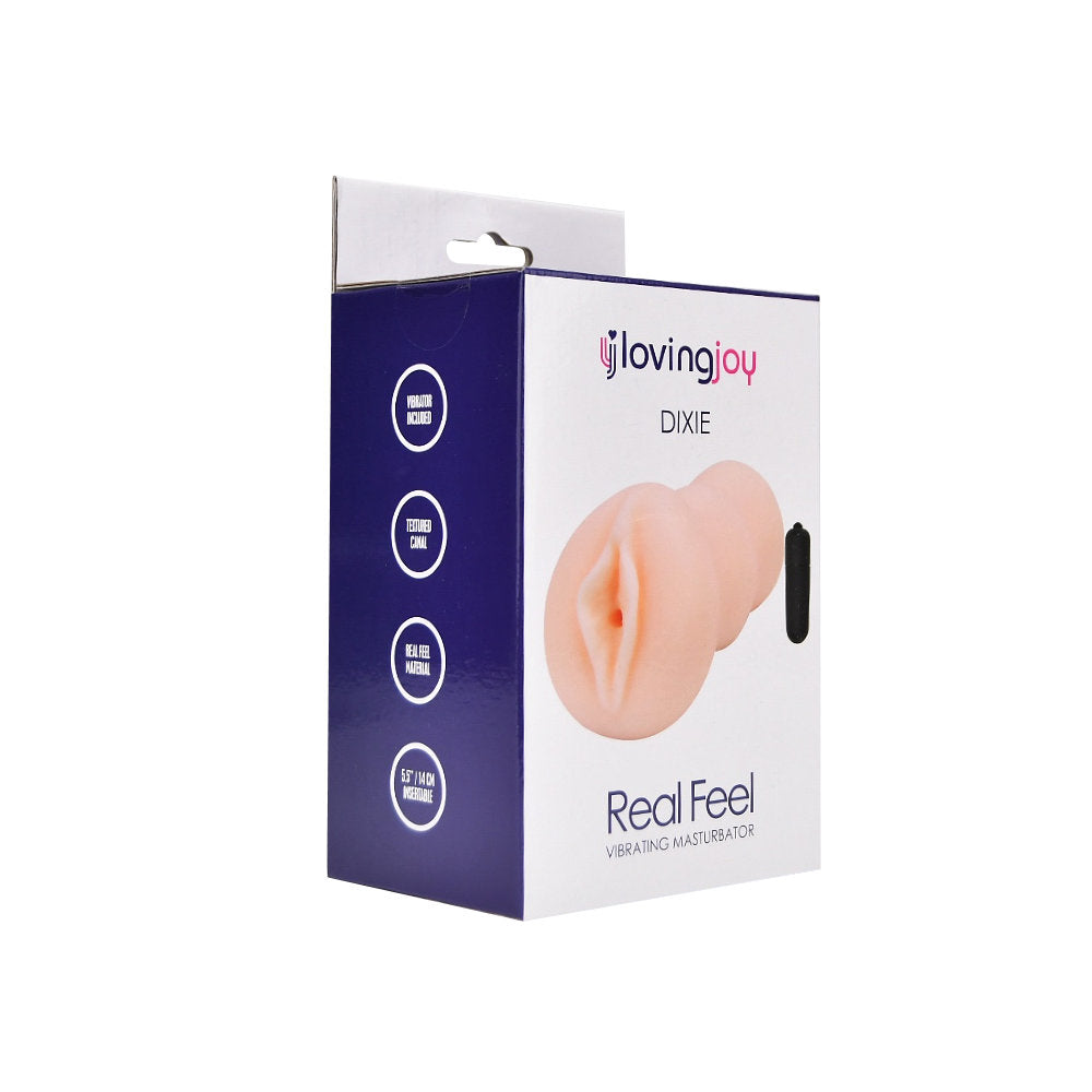 Loving Joy Dixie – Realistic Vibrating Male Masturbator 6.25 Inches