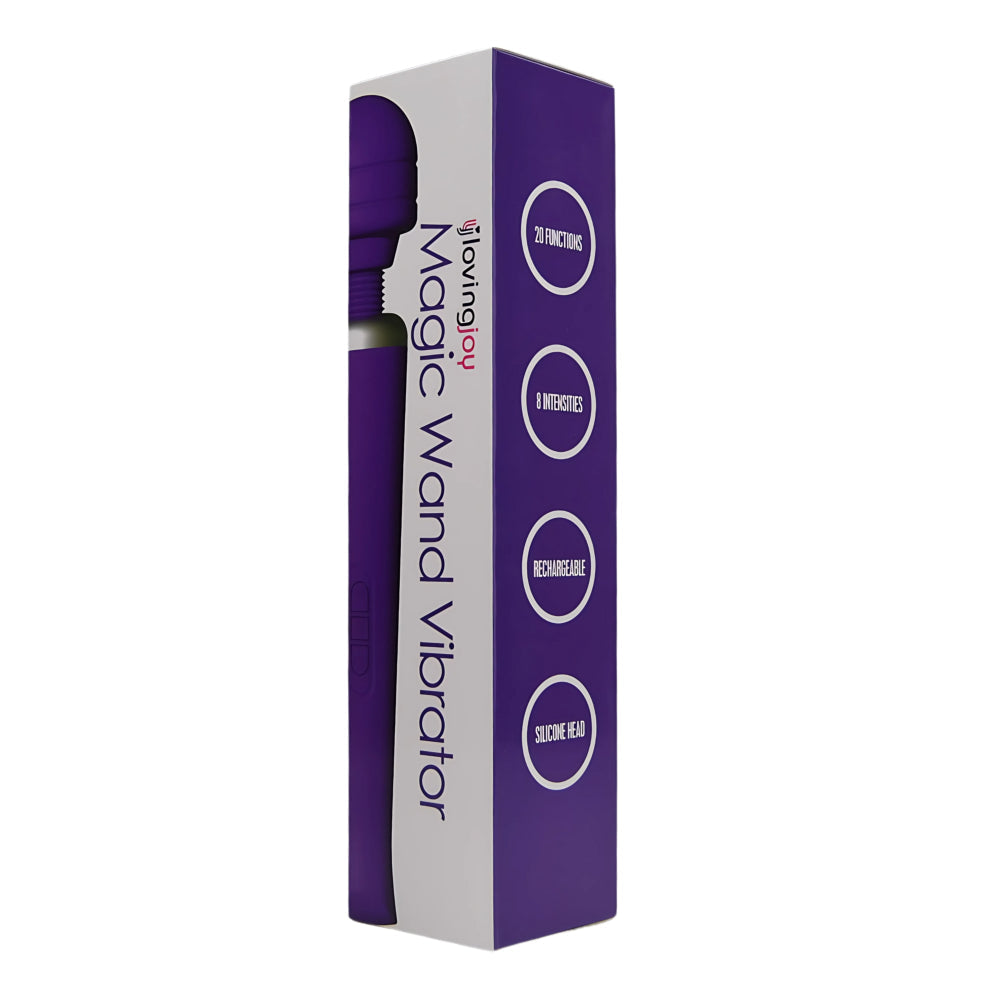 Loving Joy Rechargeable Magic Wand – 20 Mode USB Rechargeable Vibrator