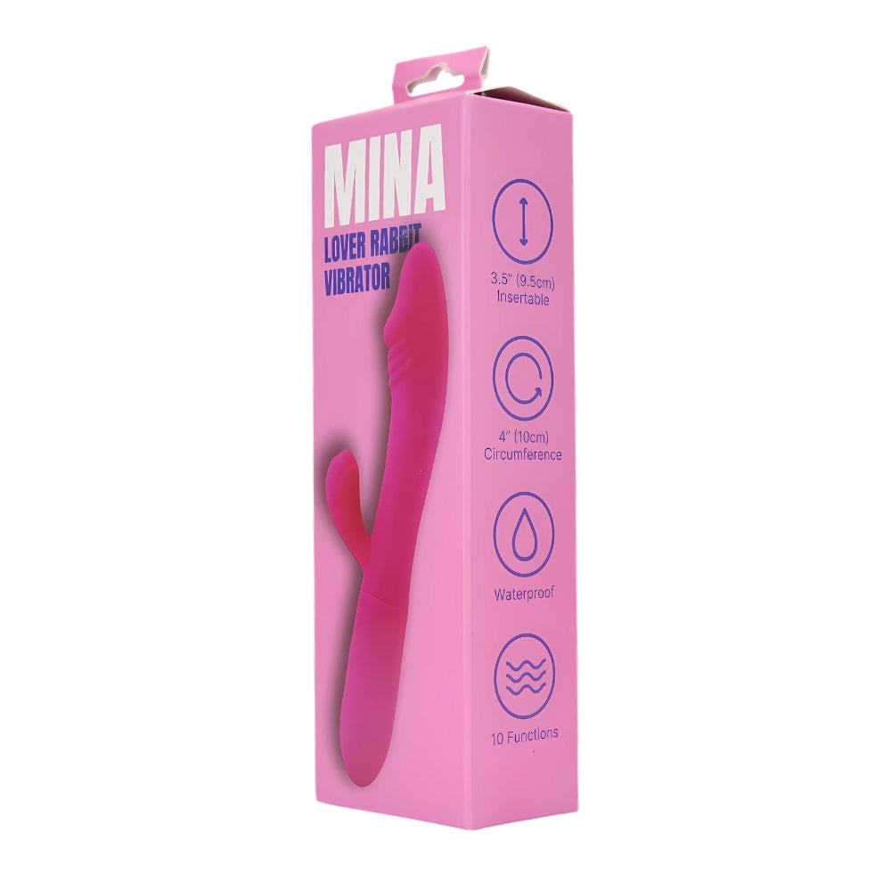 Mina Lover Rabbit Vibrator – Waterproof USB Rechargeable Silicone Vibrator