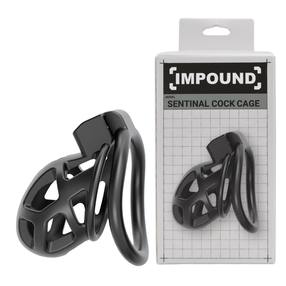Impound Sentinal Cock Cage – Male Chastity Cage with Multiple Ring Sizes