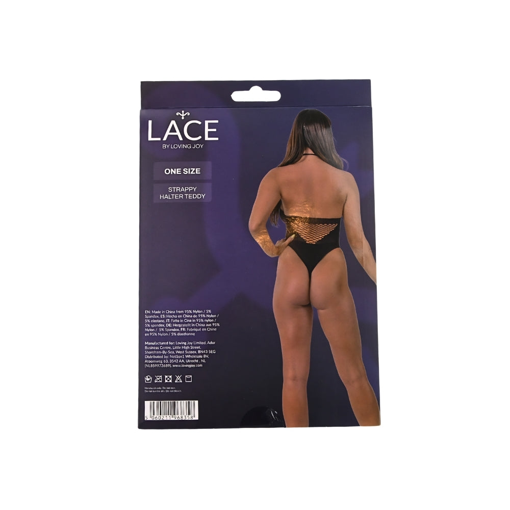 Lace by LJ Strappy Halter Teddy – Seductive Lingerie
