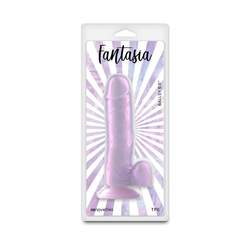 Fantasia Ballsy (Orchid Pearlescent) – 6.5 Inch Flexible Dildo