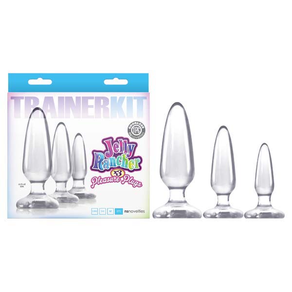 Jelly Rancher Trainer Kit – Set of 3 Flexible Butt Plugs with Suction Cups