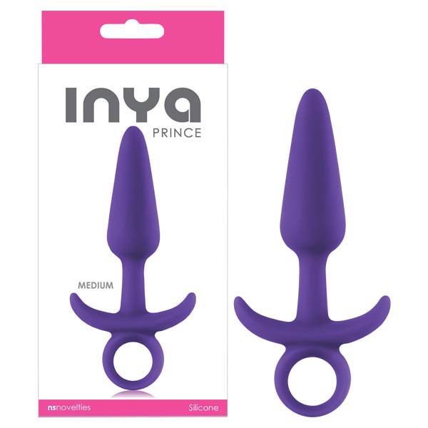 Inya Prince Medium 13 cm Silicone Butt Plug with Ring Pull