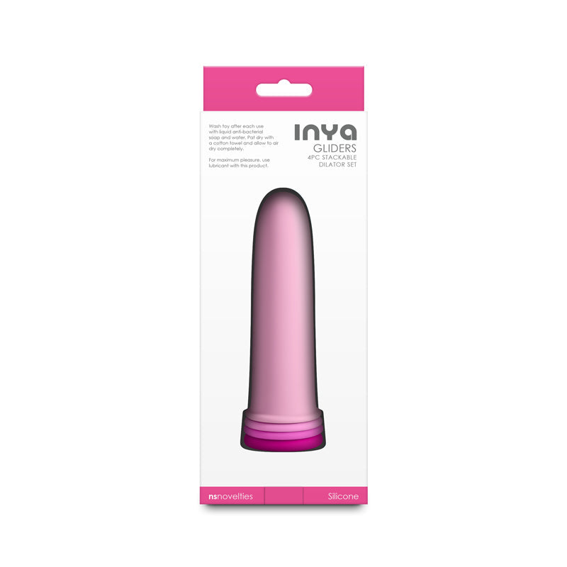 Inya Gliders (Pink) – Silicone Dilator Set with Stackable Sleeves