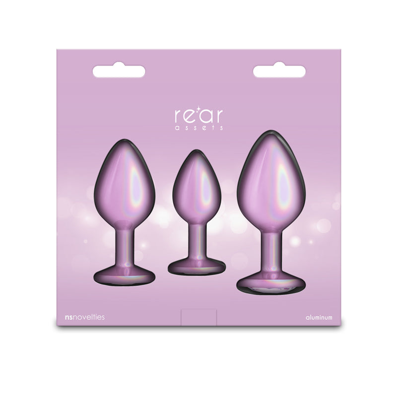 Rear Assets Trainer Kit – Metallic Butt Plug Set of 3 Sizes