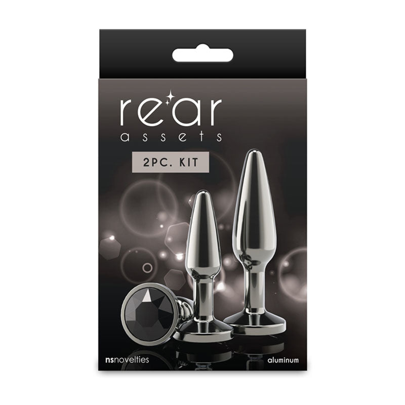 Rear Assets Tapered Trainer Kit – Lightweight Aluminium Butt Plug Set of 2 Sizes