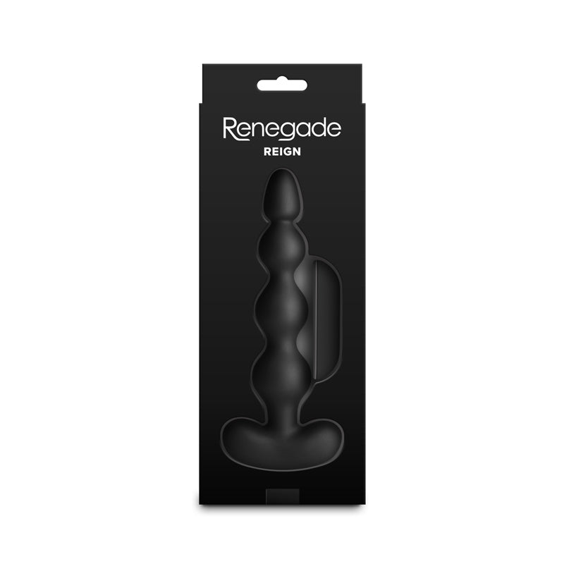 Renegade Reign – Waterproof USB Rechargeable Vibrating Anal Beads with Remote