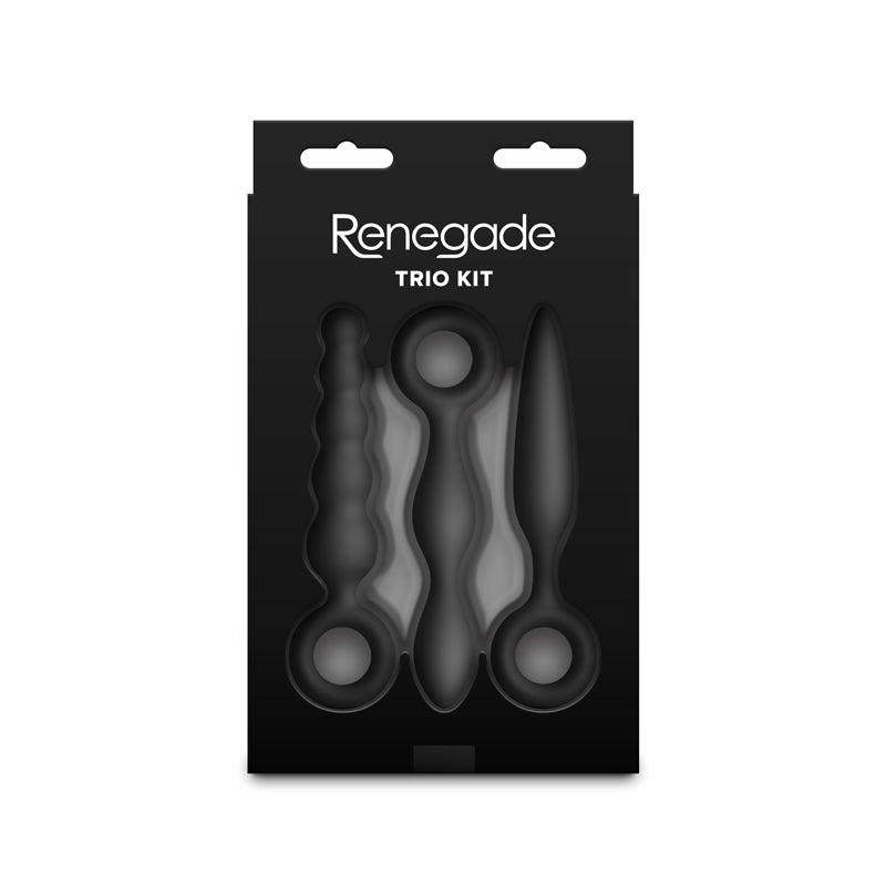 Renegade Trio Kit – Three-Piece Silicone Butt Plug Set