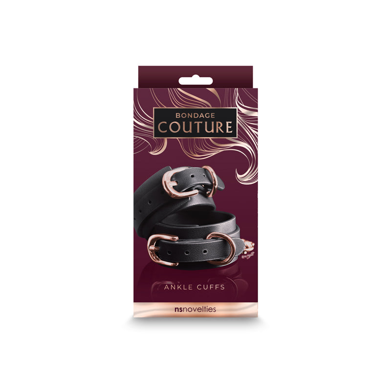 Bondage Couture Ankle Cuffs Premium Restraint Accessory