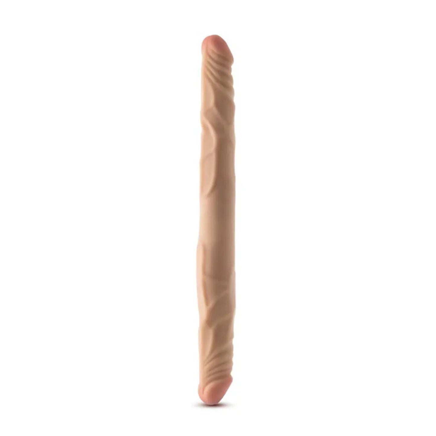 Dr. Skin Plus 14 Inch Posable Double Dong – Dual-Ended Dildo
