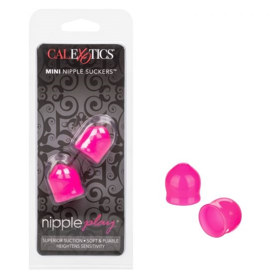 Nipple Play Mini Nipple Suckers Pink 1 Inch by 0.75 Inch Soft Pliable PVC