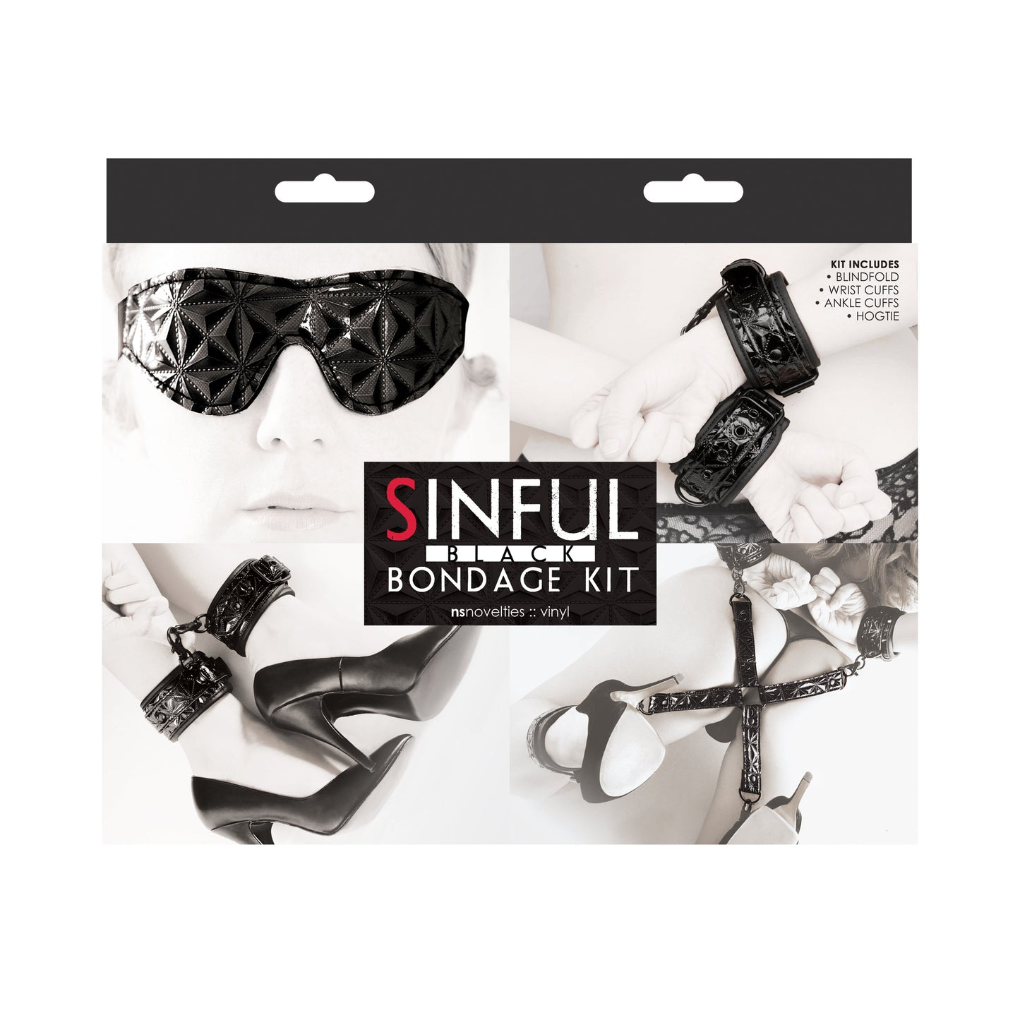 NS Novelties Sinful Bondage Kit – Luxurious Restraints Bondage Kit