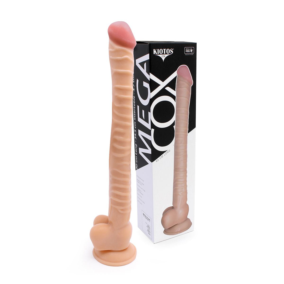 Kiotos Cox Mega Flesh 05 Large Realistic Suction Cup Dildo 40cm