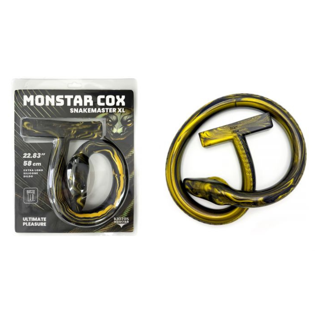 Kiotos Monstar Cox Snakemaster XL 58cm – Ultra-Flexible Silicone Dildo