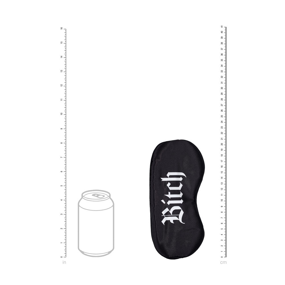 Ouch Satin Mask (Bitch) – Printed Eye Mask