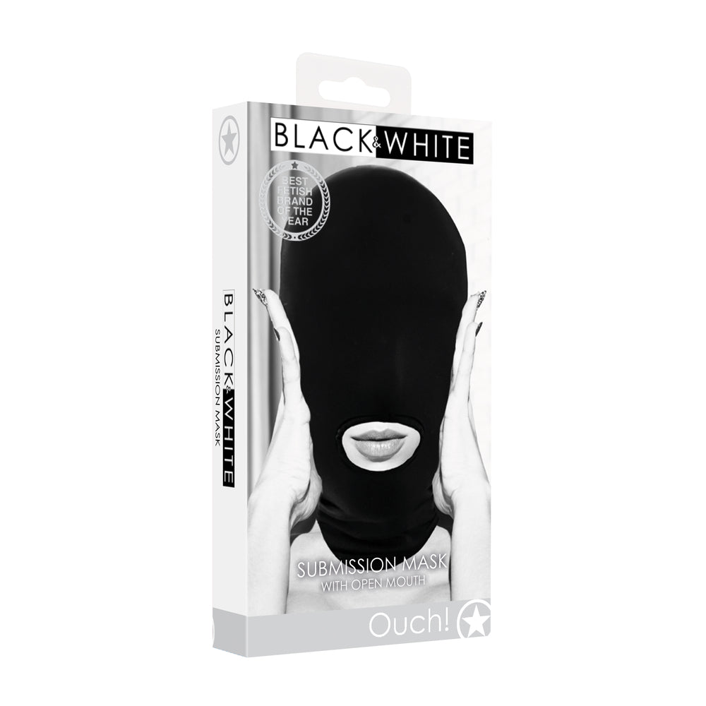 Ouch Submission Mask with Open Mouth – Lightweight Sensory Mask