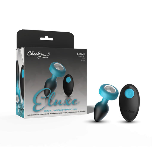 Cheeky Charms Eluxe Vibrating Small Anal Plug – Remote-Controlled Silicone Plug