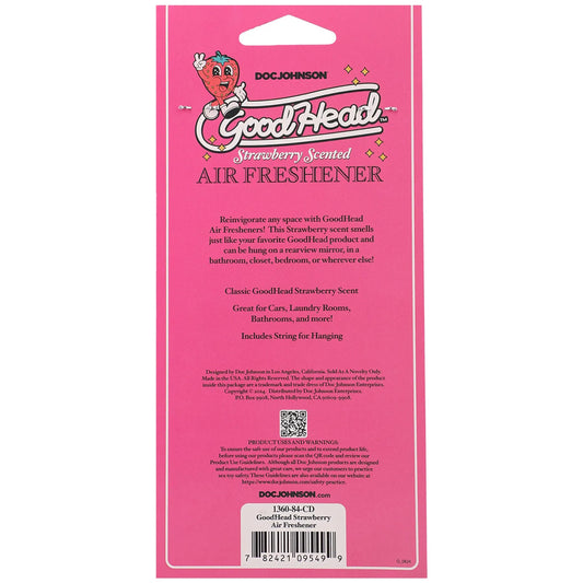 Goodhead Strawberry Scented Air Freshener – Hanging Air Freshener