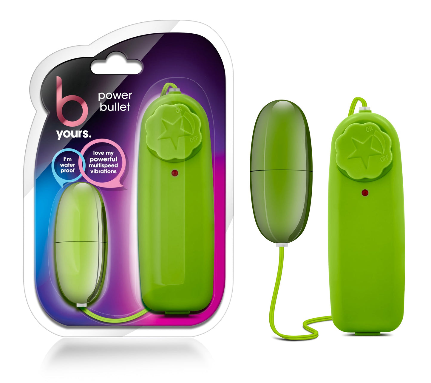 B Yours Power Bullet Lime - Powerful Waterproof Vibrator