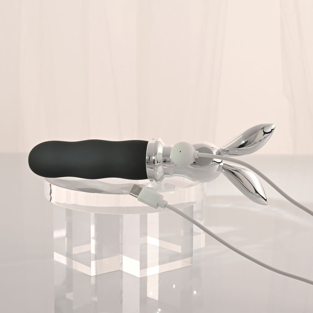 Playboy Pleasure Bunny On The Go – USB-C Rechargeable 18.6 cm Vibrator