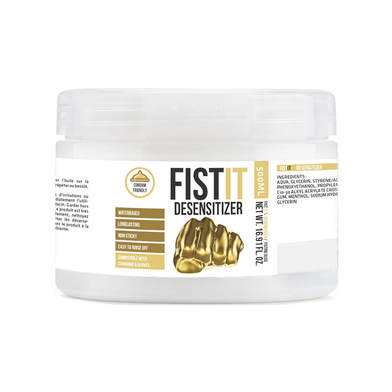 Pharmquests Fist-It Numbing – Water-Based Numbing Lubricant 500 ml Tub