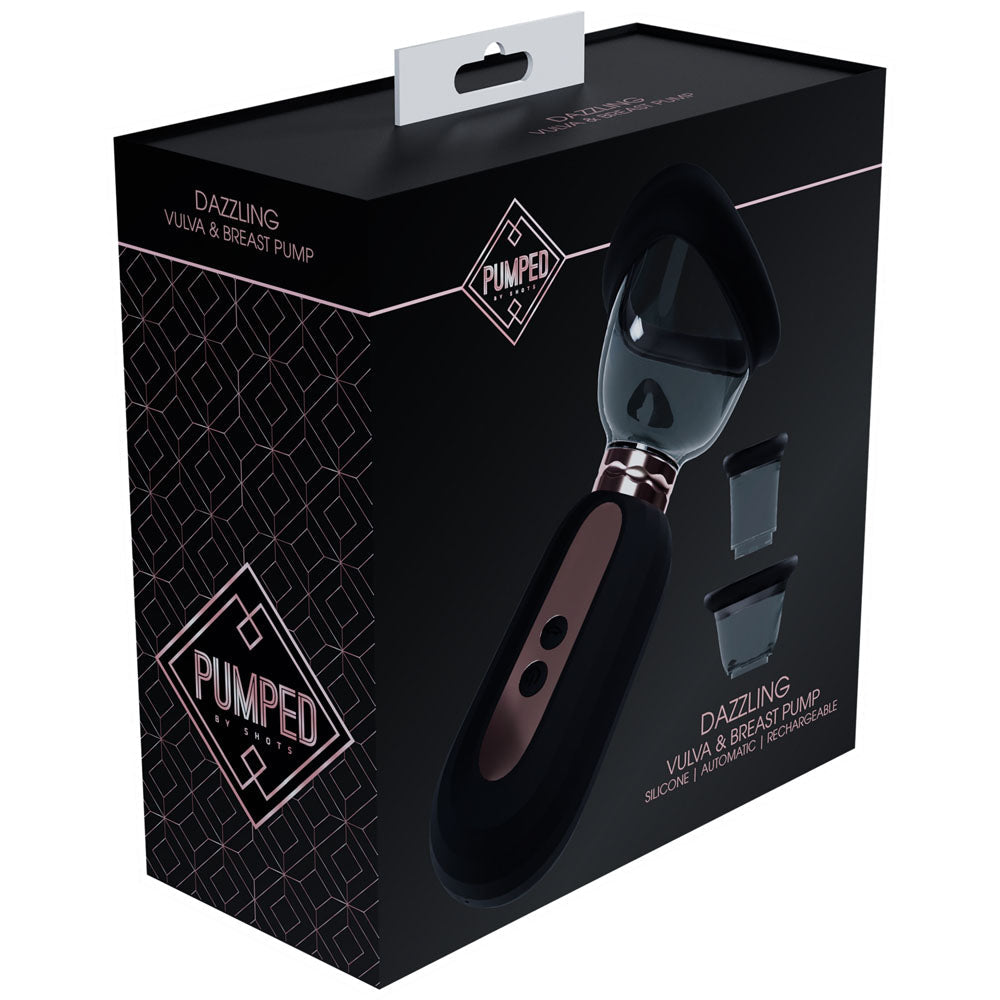 Shots Aroused Dazzling Auto Ladies Pump – USB Rechargeable Breast and Vulva Pump